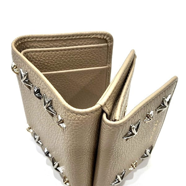 ジミー・チュウ スタースタッズ レザー財布