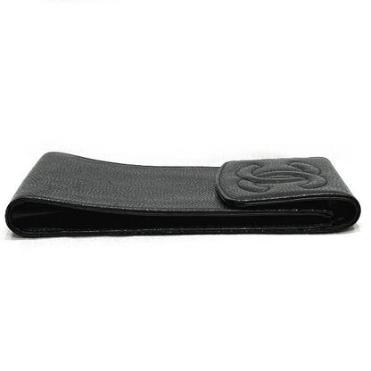 シャネル ココマーク キャビアスキン メガネケース