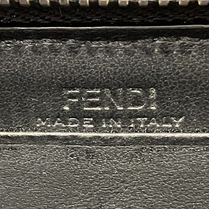 フェンディ レザーラウンドファスナー長財布