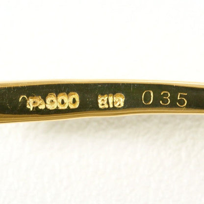 PT900 プラチナ Au750 イエロー ゴールド ブローチ