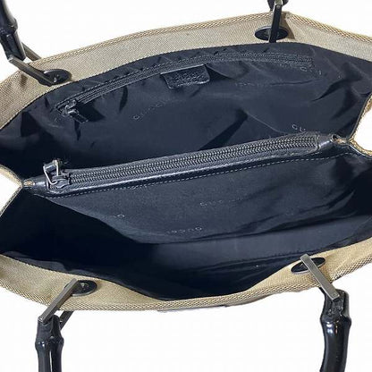 グッチ バンブー ナイロンキャンバス トートバッグ