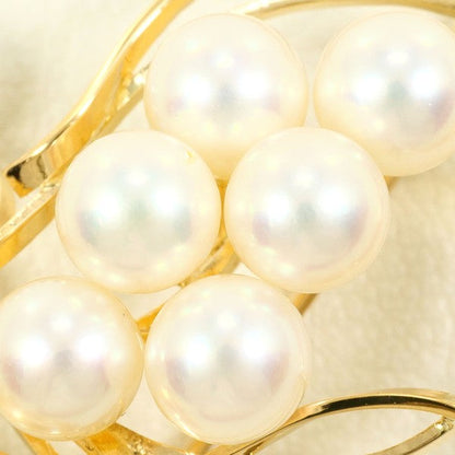 Au750 アコヤ パール ブローチ