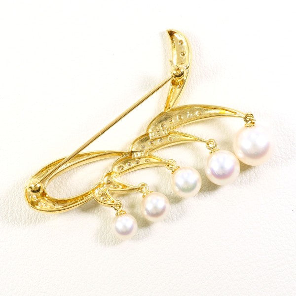 Au750 イエロー ゴールド ブローチ