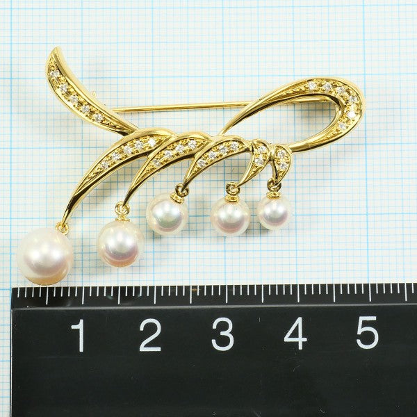 Au750 イエロー ゴールド ブローチ