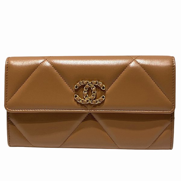 シャネル マトラッセ ラムスキン 長財布
