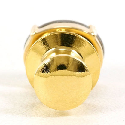 14K イエロー ゴールド 合金 アンモライト ブローチ