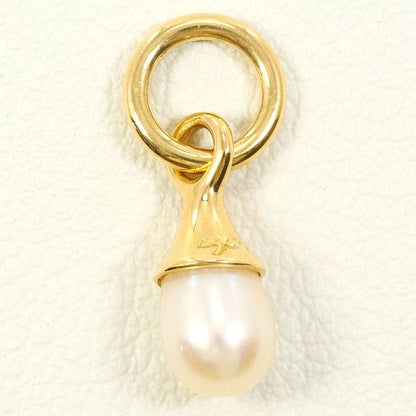 agete K18YG パール ペンダント トップ