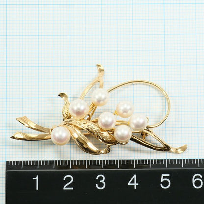 K14 アコヤ パール ブローチ