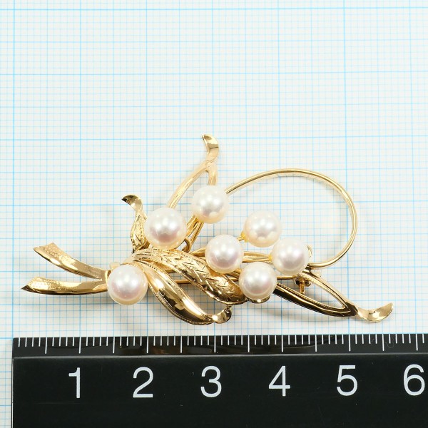 K14 アコヤ パール ブローチ