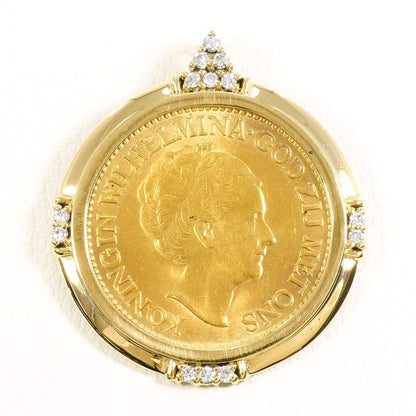Wilhelmina ゴールド コイン Au900 Au750 ペンダント