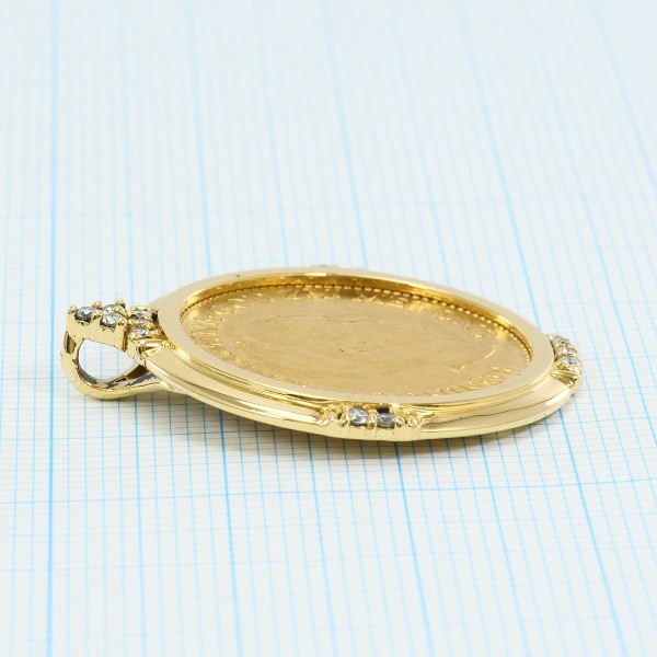 Wilhelmina ゴールド コイン Au900 Au750 ペンダント