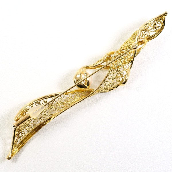 Au750 アコヤ パール ブローチ