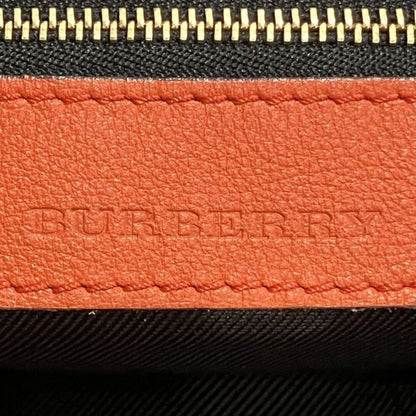 バーバリー ノバ チェック レザー キャンバス トートバッグ
