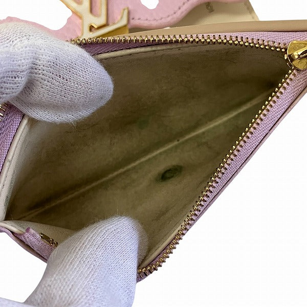 ルイヴィトン ポルトフォイユカプシーヌ コンパクト レザー財布