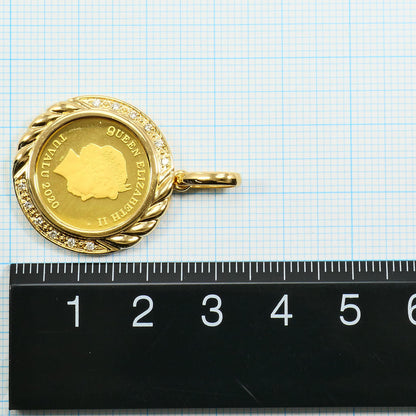 Manx Cat コイン Au999 Au750 ペンダント