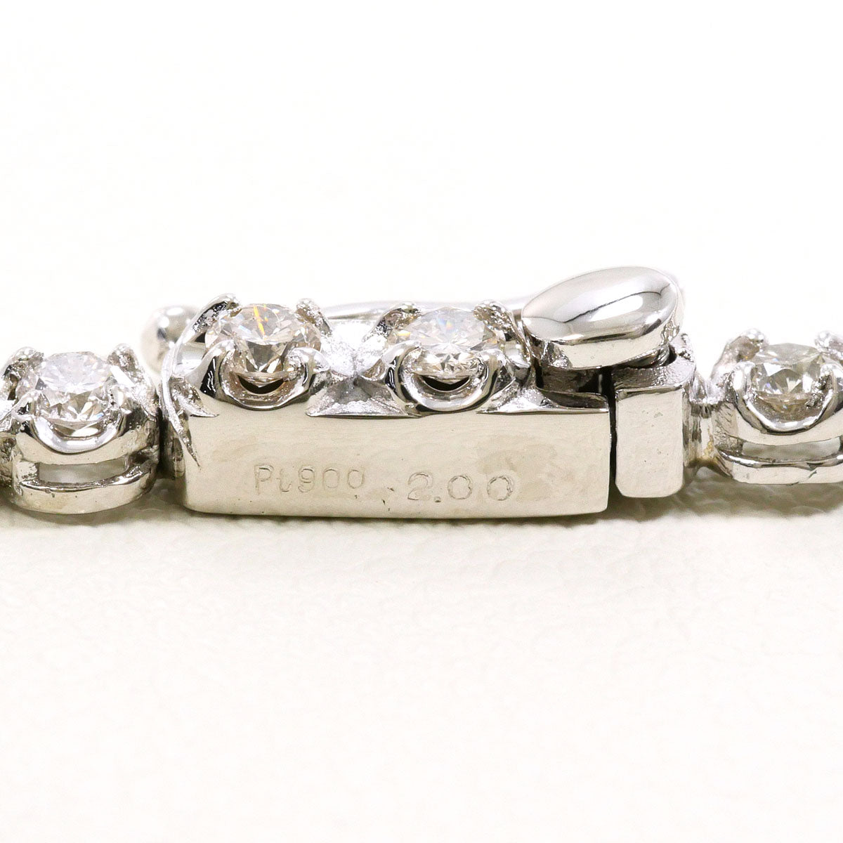 PT900 プラチナ ダイヤモンド ブレスレット