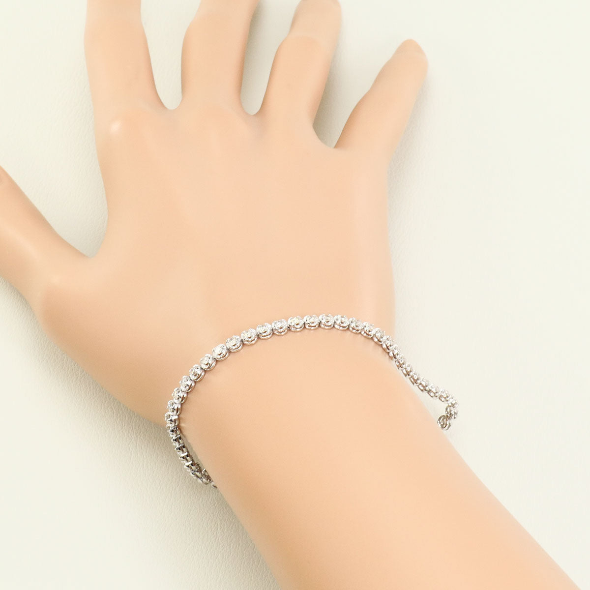 PT900 プラチナ ダイヤモンド ブレスレット