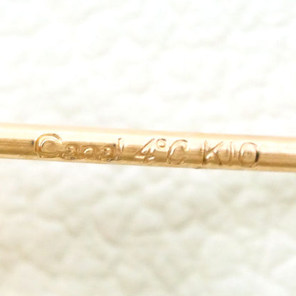 canal4℃ K10 ピンク ゴールド ジルコニア ピアス