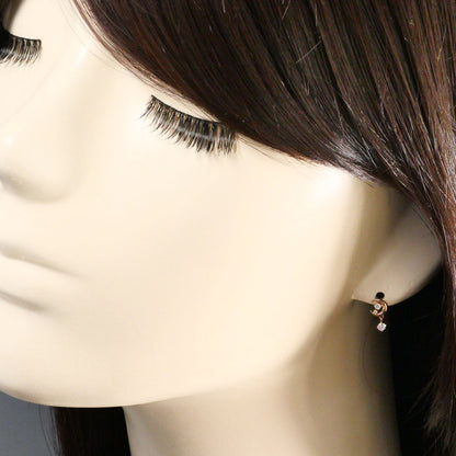 canal4℃ K10 ピンク ゴールド ジルコニア ピアス