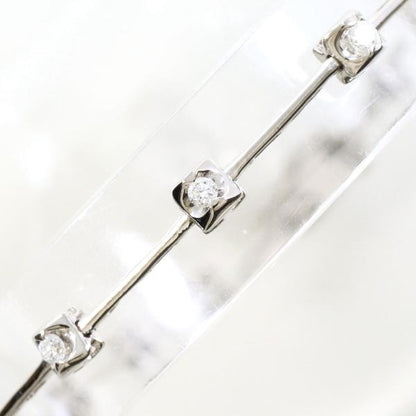 Au750 ホワイト ゴールド ダイヤモンド ブレスレット