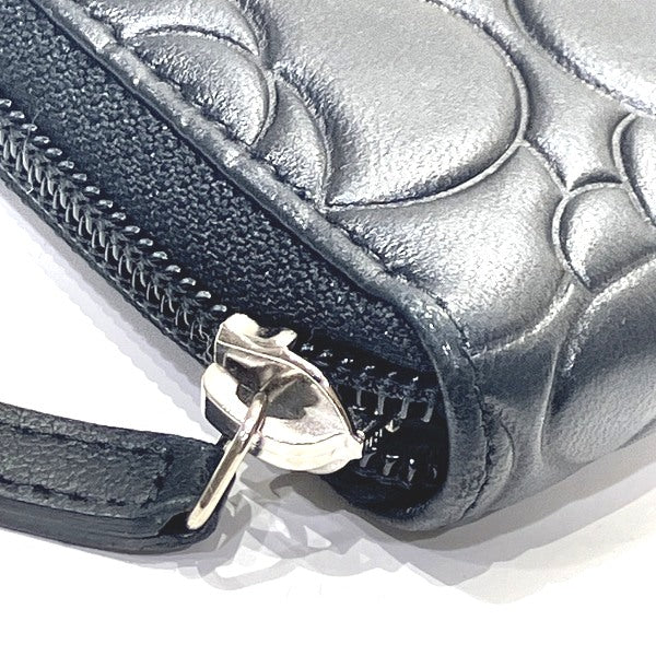 シャネル カメリア レザー長財布