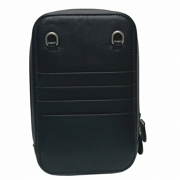 バレンシアガ CASH ZIP PHONE HOLDER レザーショルダーバッグ