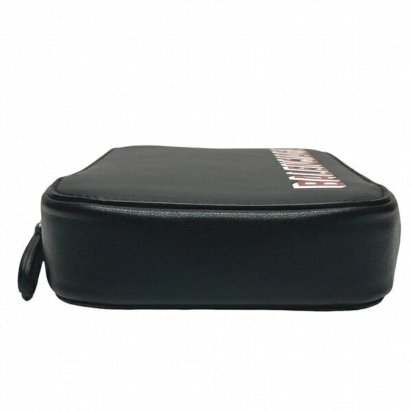 バレンシアガ CASH ZIP PHONE HOLDER レザーショルダーバッグ