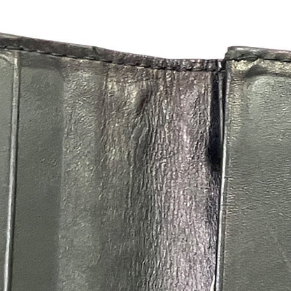 ボッテガ・ヴェネタイントレチャートレザー長財布