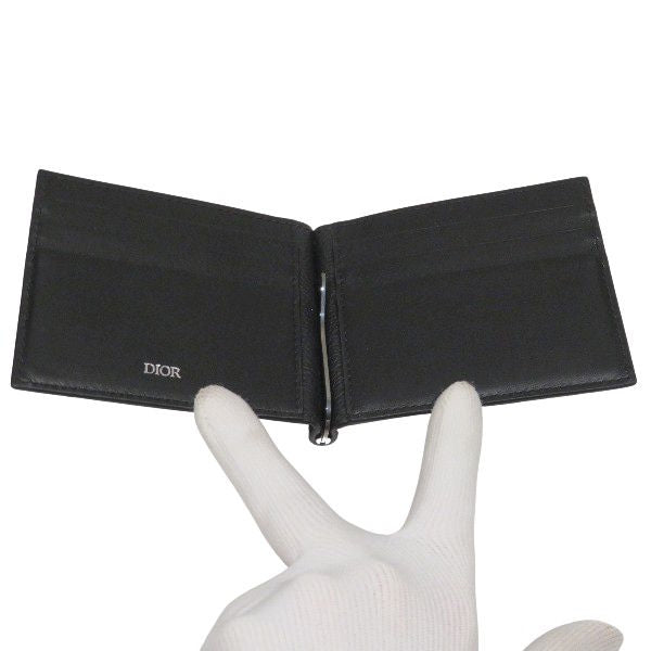 ディオール オブリーク ジャカード カーフスキン 二つ折り財布