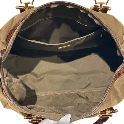 バレンシアガ ナイロン レザー ボストン バッグ