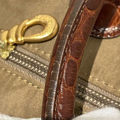 バレンシアガ ナイロン レザー ボストン バッグ