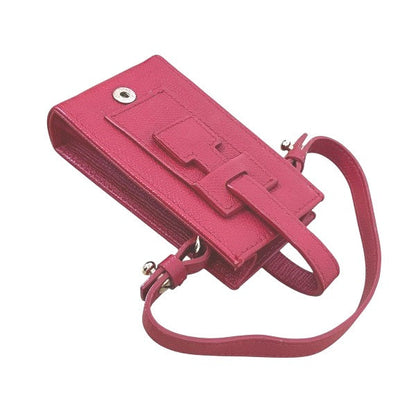 シャネル ココ マーク キャビアスキン スマホケース