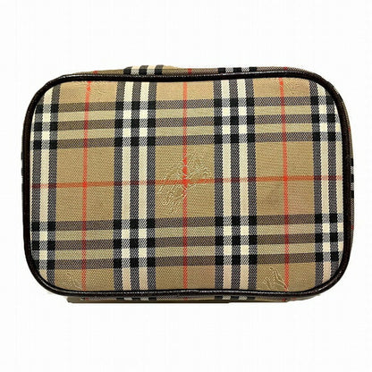バーバリー ノバ チェック キャンバス バニティ バッグ