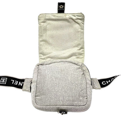 シャネル スポーツ ライン コットン ラバー ウエスト バッグ