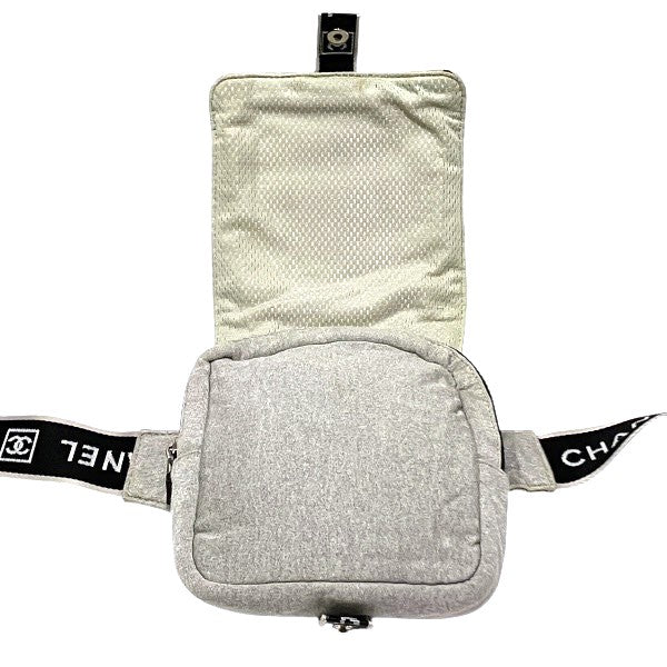 シャネル スポーツ ライン コットン ラバー ウエスト バッグ