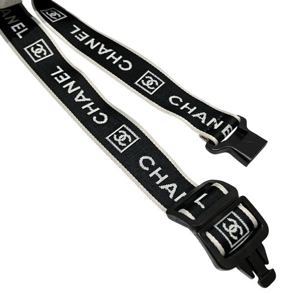 シャネル スポーツ ライン コットン ラバー ウエスト バッグ