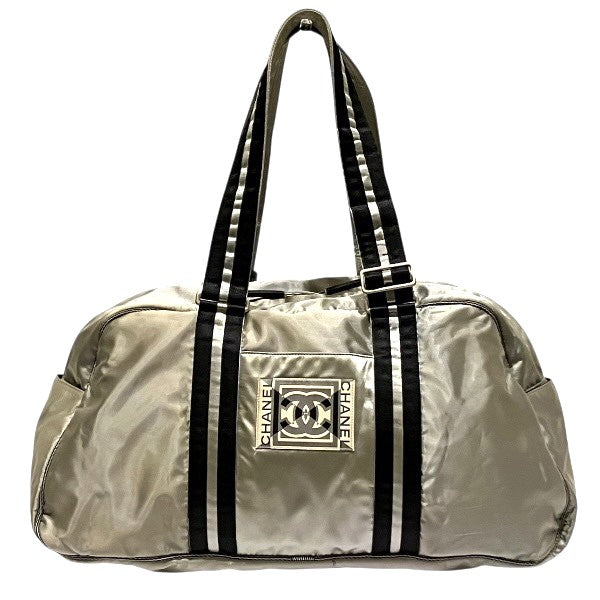 シャネル スポーツライン ナイロン ボストンバッグ