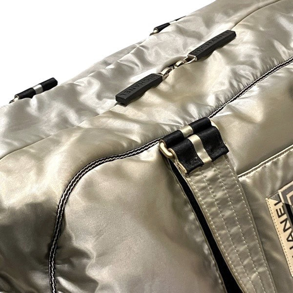 シャネル スポーツライン ナイロン ボストンバッグ