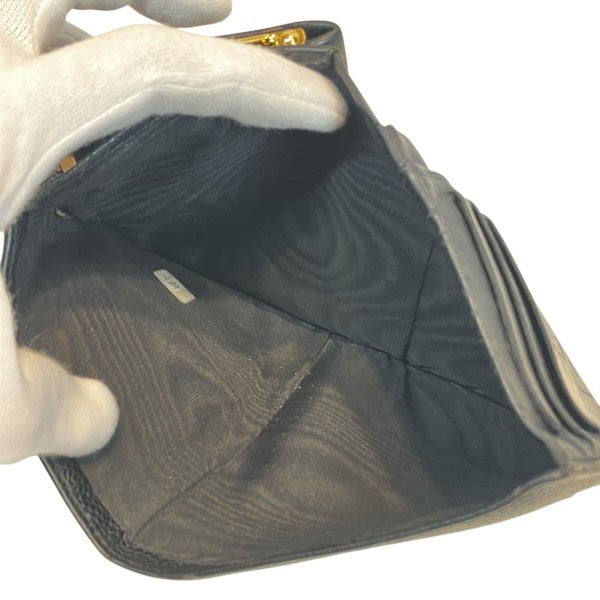 シャネル レザー財布