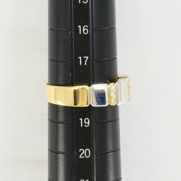 PT900プラチナK18イエローゴールドダイヤリング