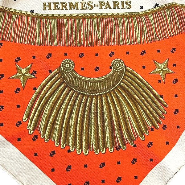 エルメス カレ45 Poste et Cavalerie シルク スカーフ