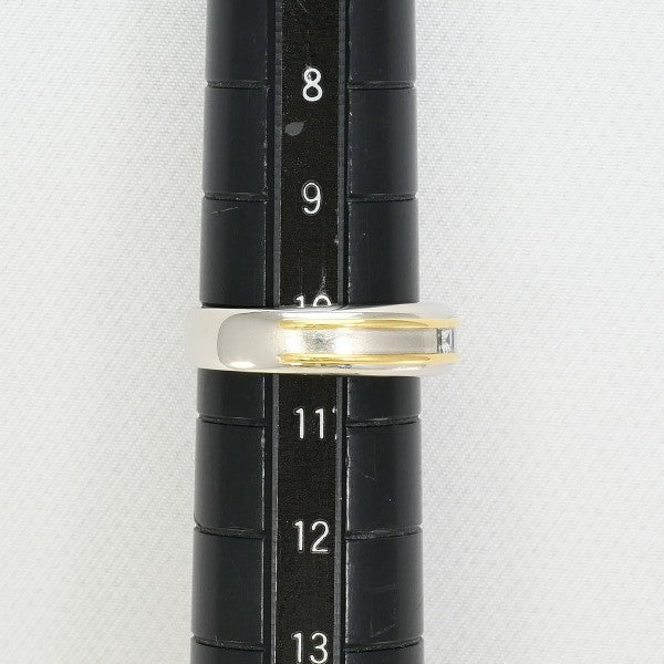Pt900 Au750 ダイヤリング