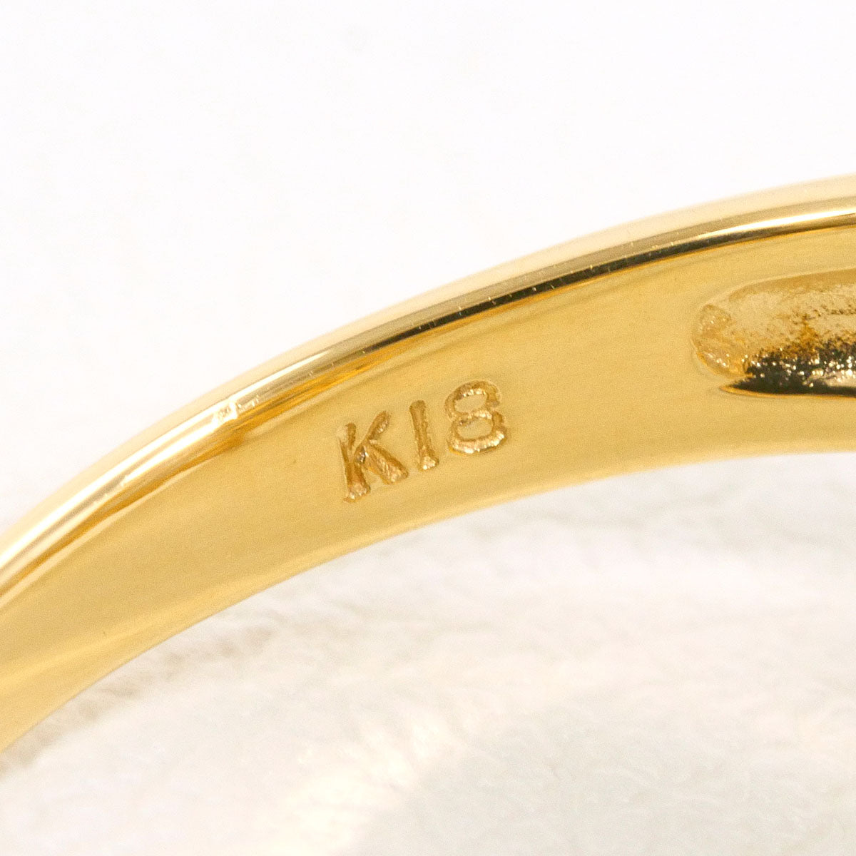 プラチナ K18YG ダイヤモンドリング