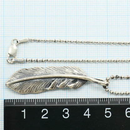 925シルバーフェザーネックレス