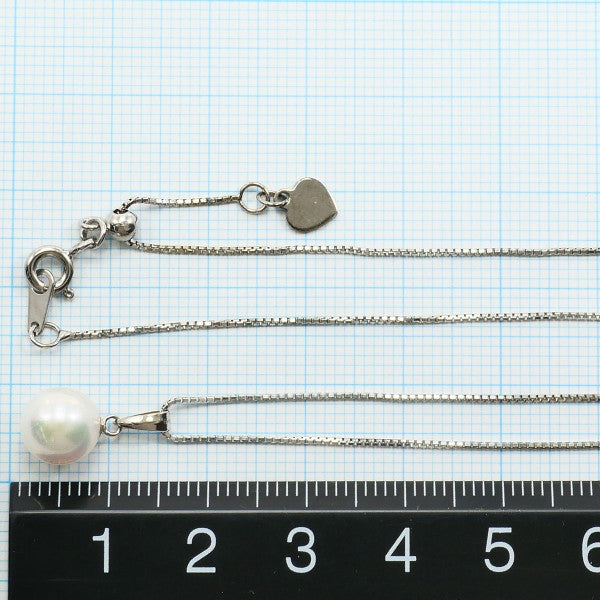 K14ホワイトゴールドパールネックレス
