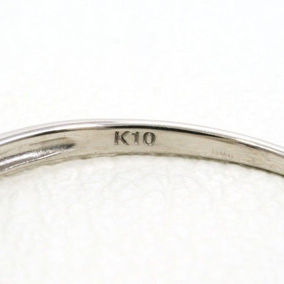 K10ホワイトゴールドダイヤモンドリング