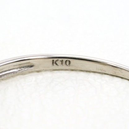 K10ホワイトゴールドダイヤリング
