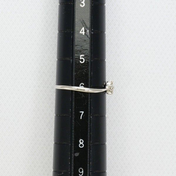 K10ホワイトゴールドダイヤモンドリング