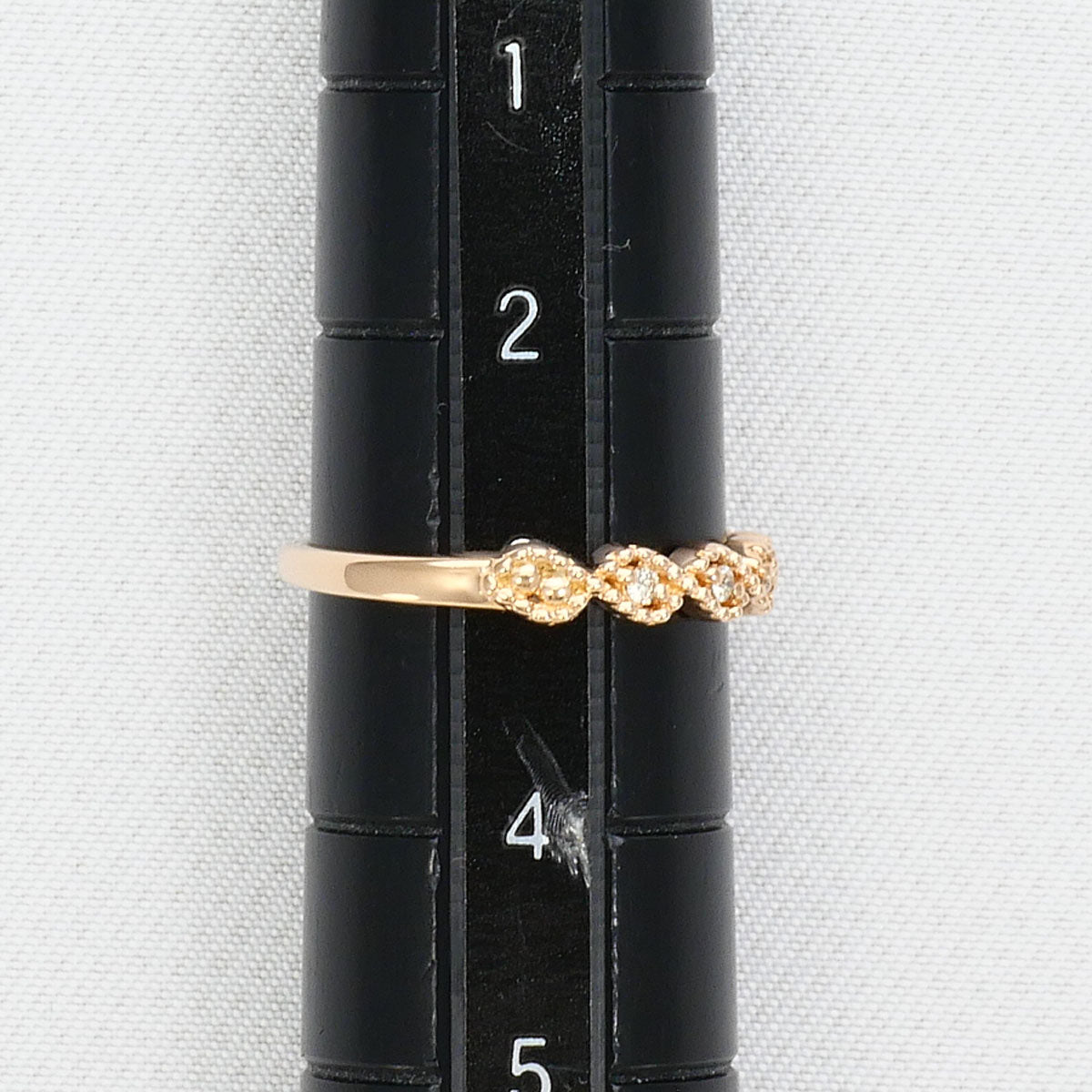 エステール K10ピンクゴールド ダイヤモンド リング