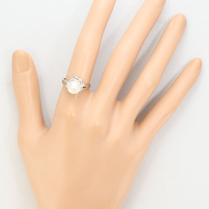 PT900プラチナパールダイヤリング